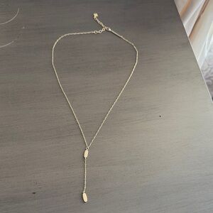Kendra Scott Gold Lariat Necklace